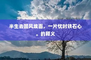 矫言伪行成语的释义