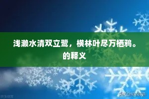 当道独能支地险，更东安得与天穷。的意思及出处