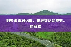 矜己自饰成语的解释