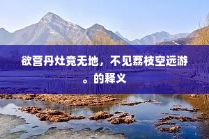 锦囊佳句成语的解释