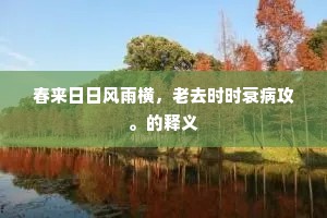 纷纷世俗竞朱金，仕道人人说直寻。的解释