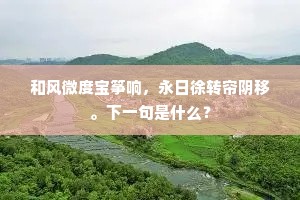 正月楼船过大江，海风吹雨洒船窗。上一句是什么？